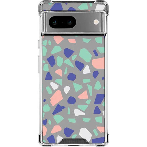 Cement Terrazzo Google Pixel 8 Clear Case